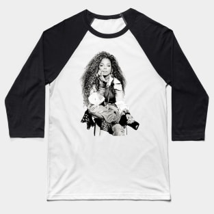 Janet - Young Love Baseball T-Shirt